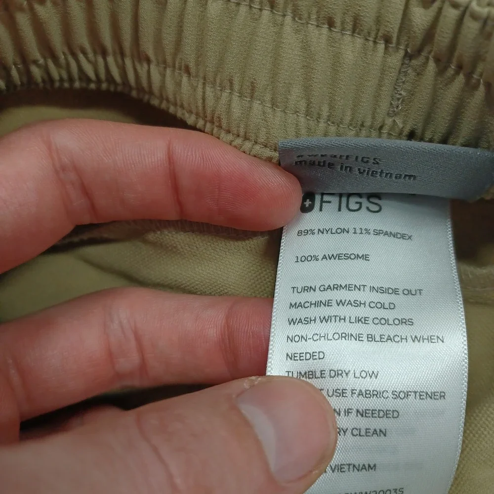 Figs Pants Mens XS Brown Pro Utility Nursing Drawstring Pockets Medical‎